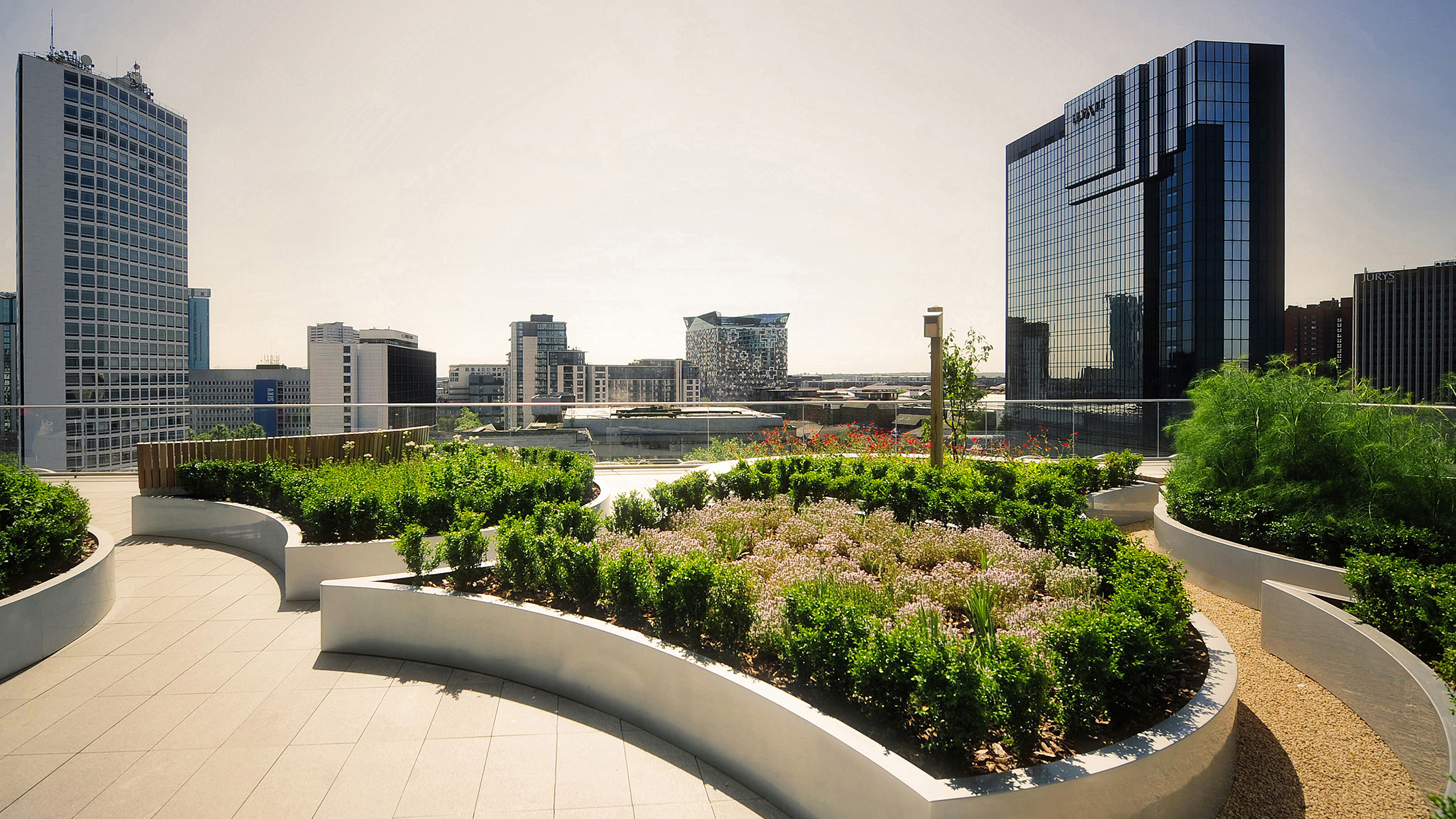 Library of Birmingham Planters by Europlanters