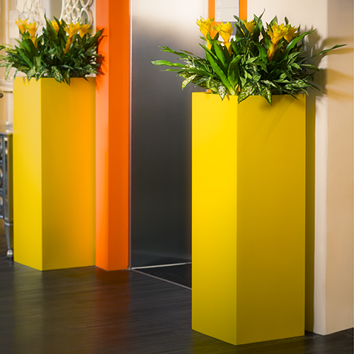 TALL SQUARE PLANTER by Europlanters