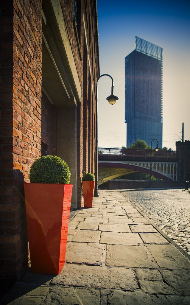 Tapered Vase Planter in GRP