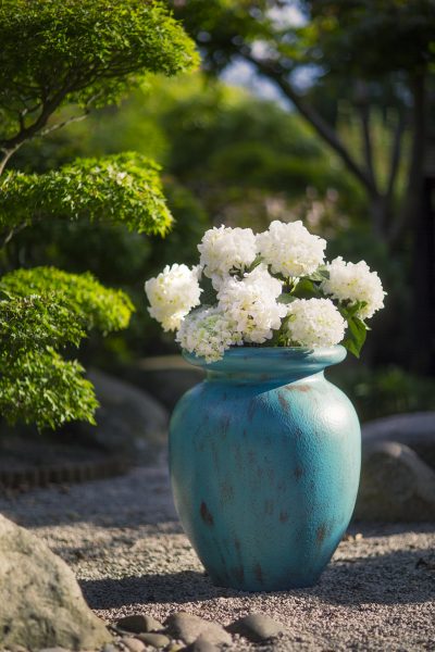 VERDIGRIS Millennium Vase Planter in GRP
